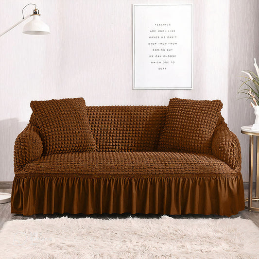 Turkish Style Bubble Sofa Cover Copper