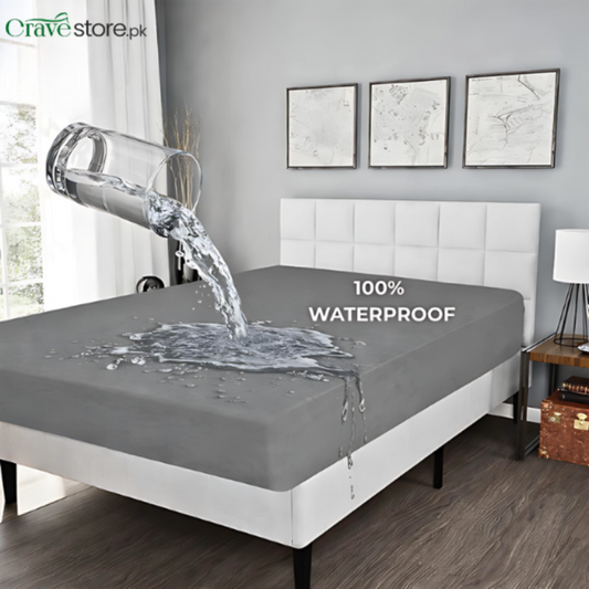King Waterproof Mattress Cover Gray