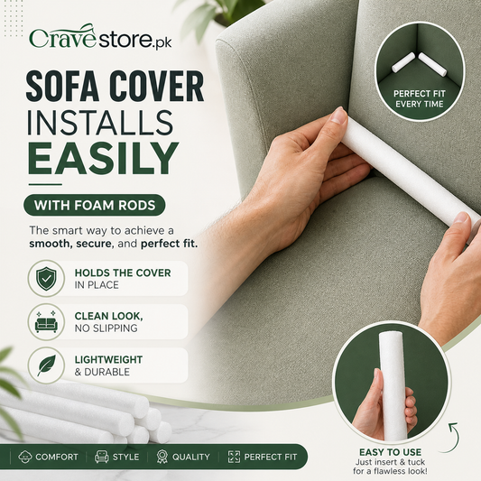 Premium Foam Sticks for Sofa Covers - Perfect Fit Guaranteed