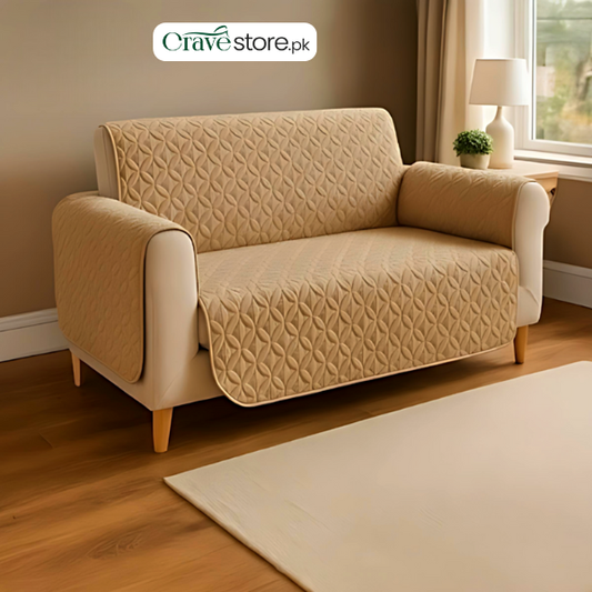 Ultrasonic Quilted Sofa Cover Skin – Stretchable Fitted Sofa Cover