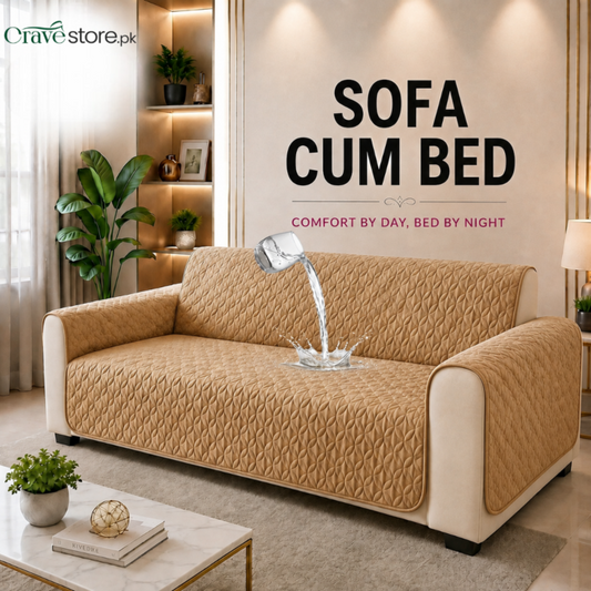 Waterproof Ultrasonic Quilted Sofa Cum Bed Cover Skin