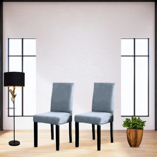 Fitted Jersey Chair Cover Dark Gray