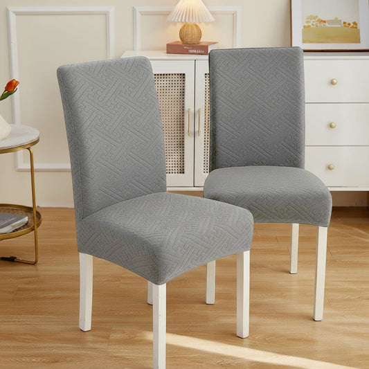 China Mazed Chair Cover Gray