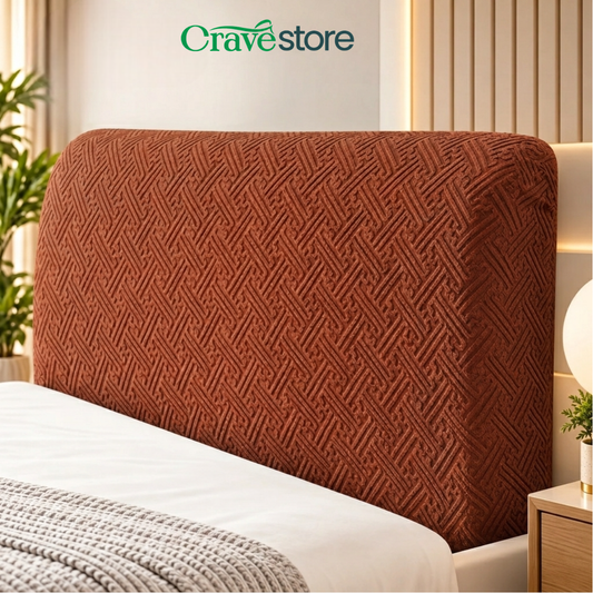 China Mazed Bed Headboard Cover Rust