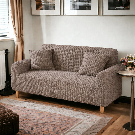 Fitted Style Bubble Stuff Sofa Cover Mouse Skin Stretchable Sofa Protector