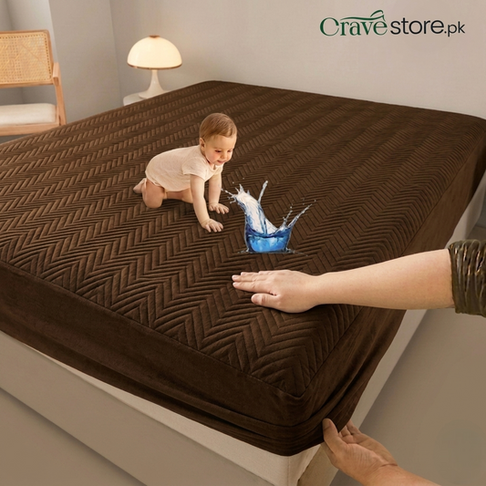 King Ultrasonic Microfiber Waterproof Mattress Protector