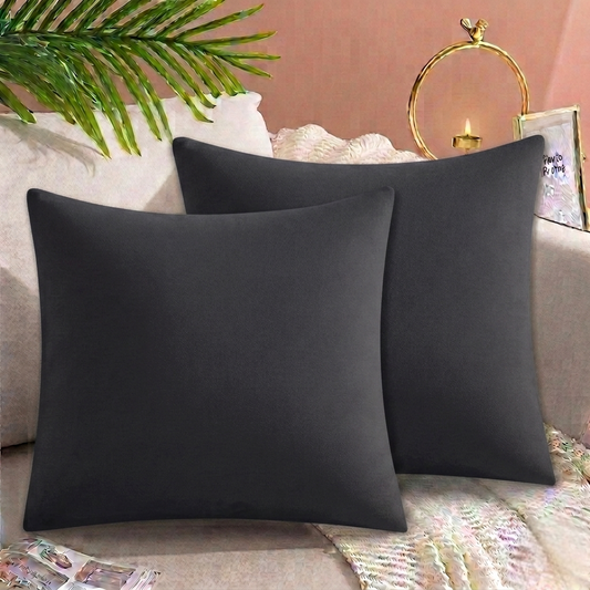 Lycra Jersey Cushion Cover Dark Grey
