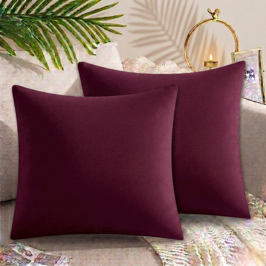 Lycra Jersey Cushion Cover Maroon
