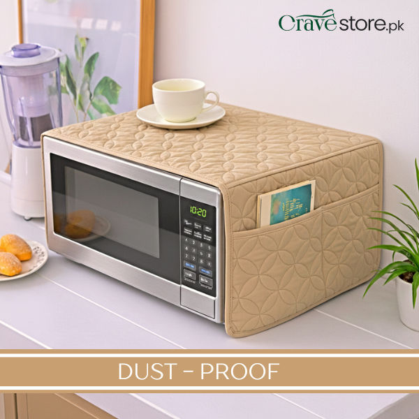 Ultrasonic Quilted Skin Microwave Oven Cover With Pockets