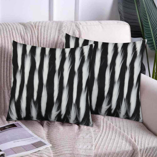 Bird Feather Cushion Cover Brown