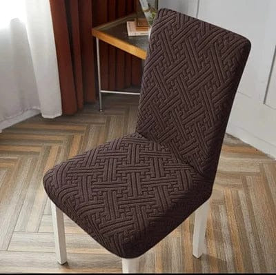China Mazed Chair Cover Brown